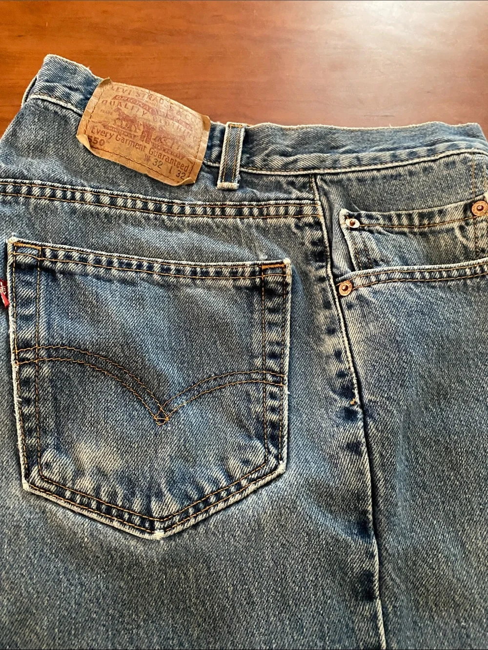 Levi's Men's Straight Relaxed Fit Classic Denim Jeans - Medium Blue